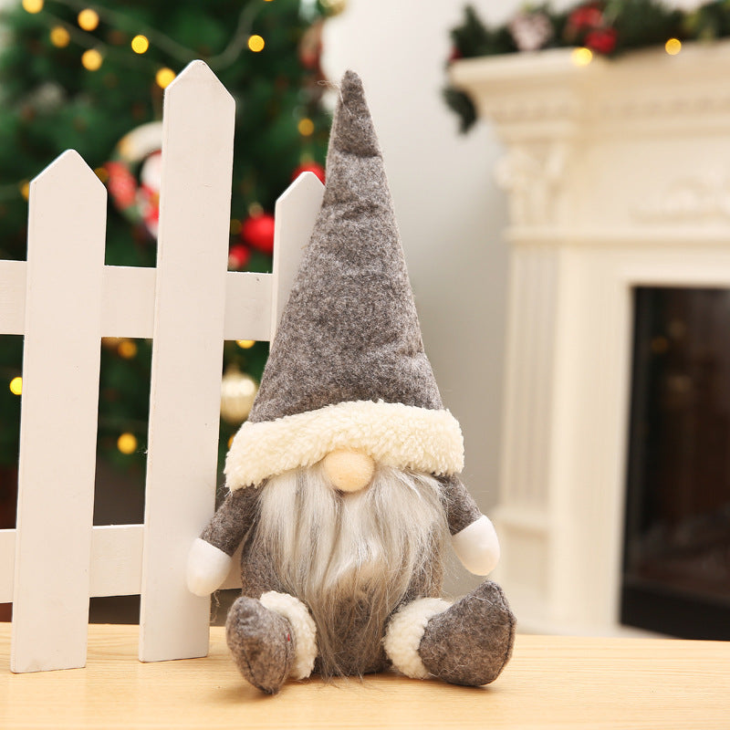 Weihnachts-Wichtel Dekofigur, Stoff