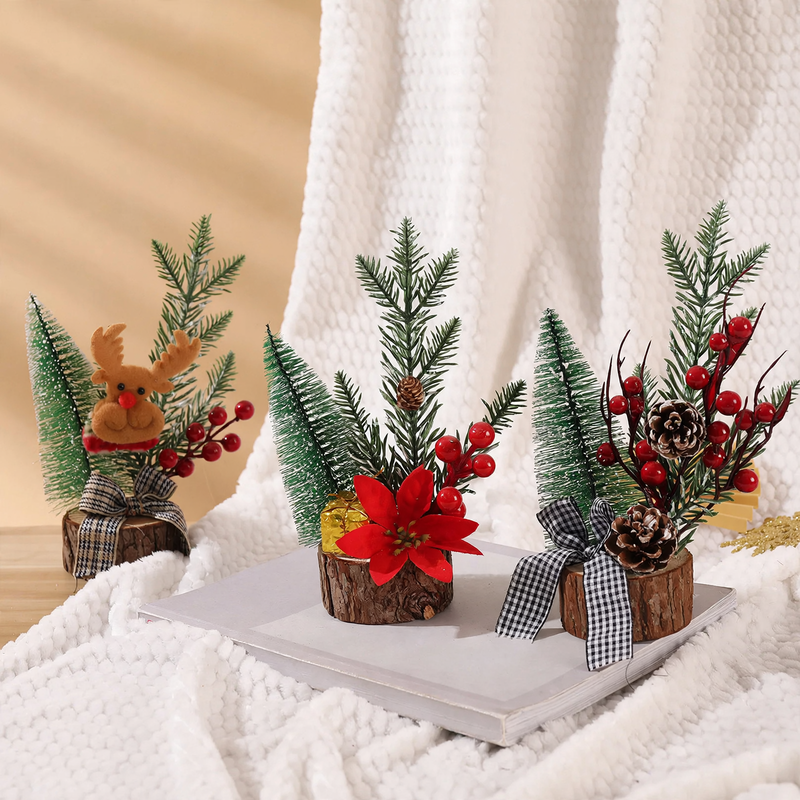 Mini-Weihnachtsbaum für die Tischdekoration, 23 cm