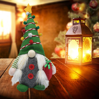 Weihnachts-Wichtel Dekofigur aus Stoff