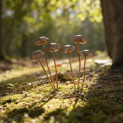 Pilz-Blumenstecker aus Metall für Garten und Haus