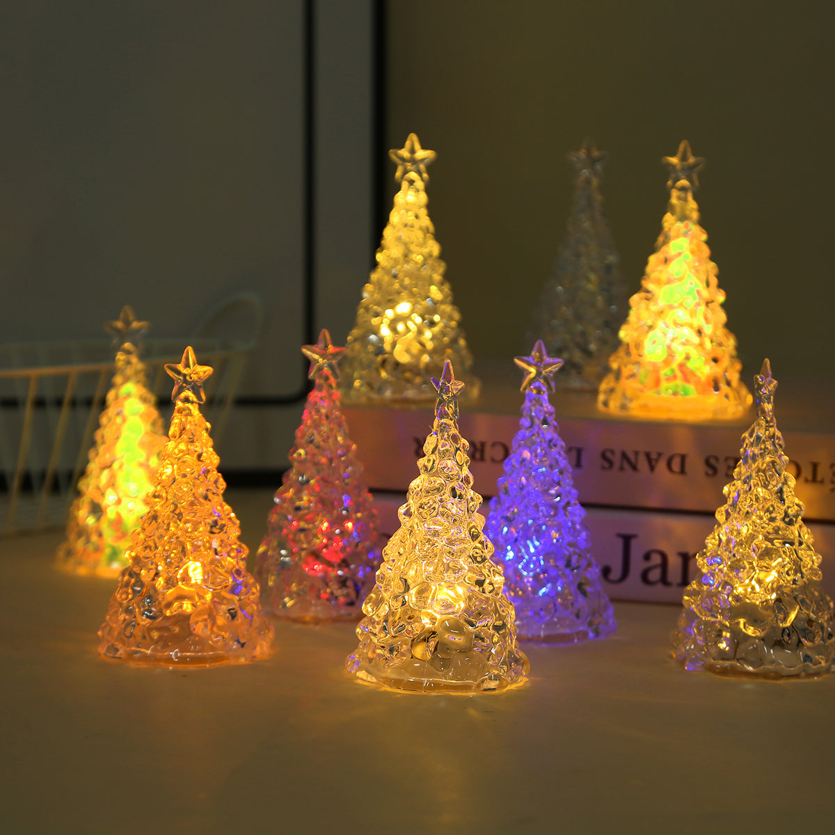LED-Nachtlicht in Stern-Weihnachtsbaum-Form