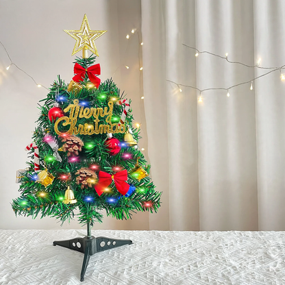 Mini-Weihnachtsbaum, 50 cm, mit LED-Beleuchtung