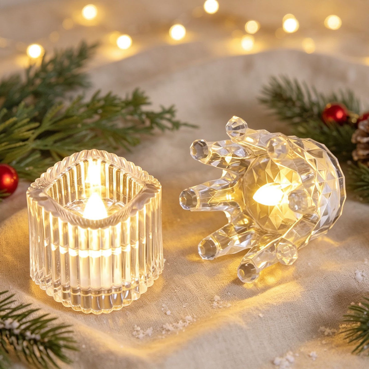 LED-Kristall-Kerzenlicht, verschiedene Formen