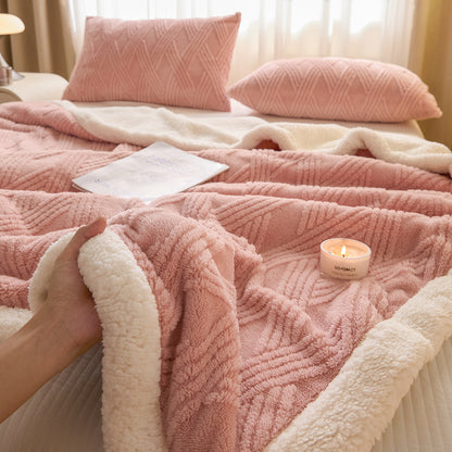 Doppelseitige Kuscheldecke, 200x230cm, weich und dick