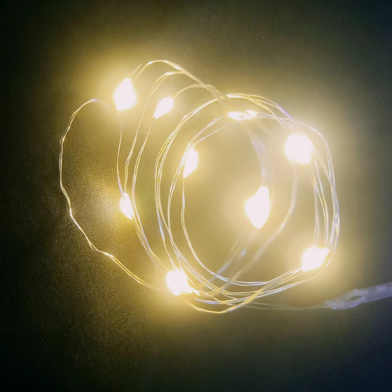 LED-Kupferdraht-Lichterkette mit Batteriebetrieb