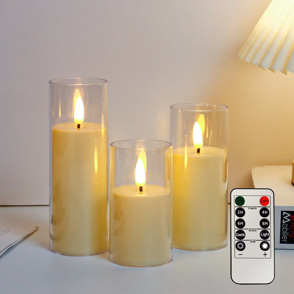 LED-Echtwachs-Optik Kerzen, verschiedene Sets