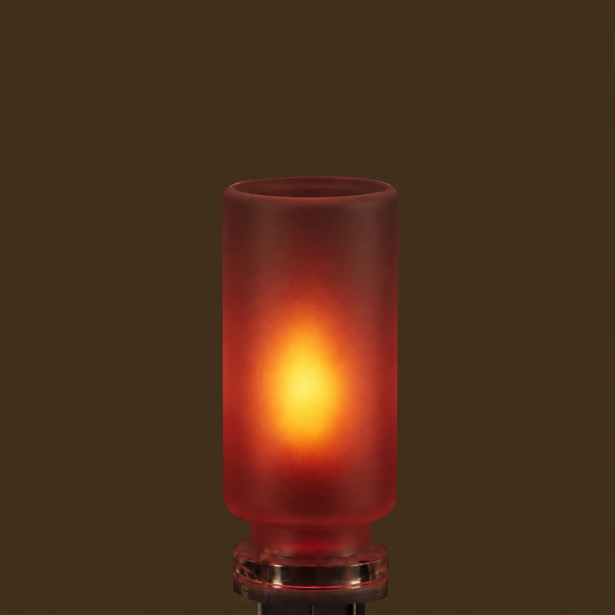 LED-Flammenlicht, USB-Anschluss, Glas und ABS