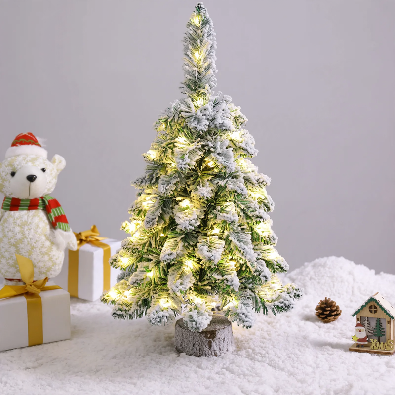Mini-Weihnachtsbaum mit beflockten Zweigen, 45-75 cm