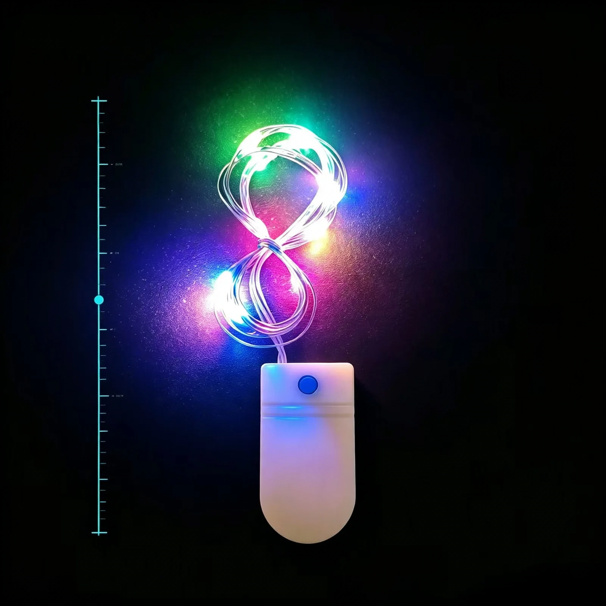 LED-Kupferdraht-Lichterkette mit Batteriebox