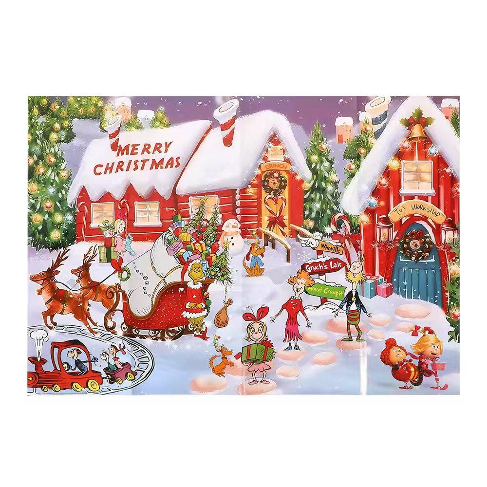 Weihnachts-Puzzle-Adventskalender mit 24 Türchen