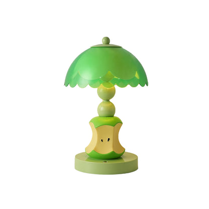 Apfel-Tischlampe aus ABS-Kunststoff