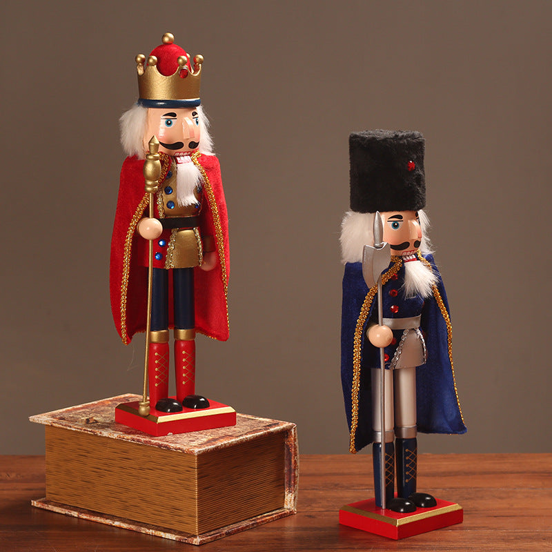 Nussknacker-Soldat, 38 cm, Holz, modern