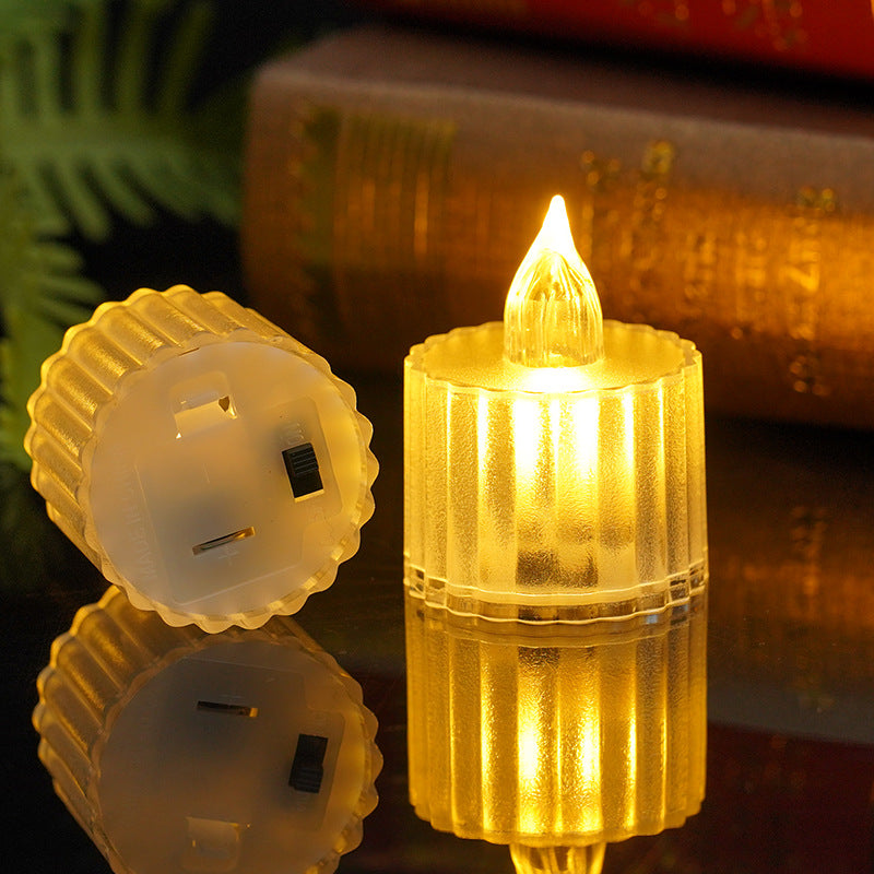 LED-Teelichter, transparent
