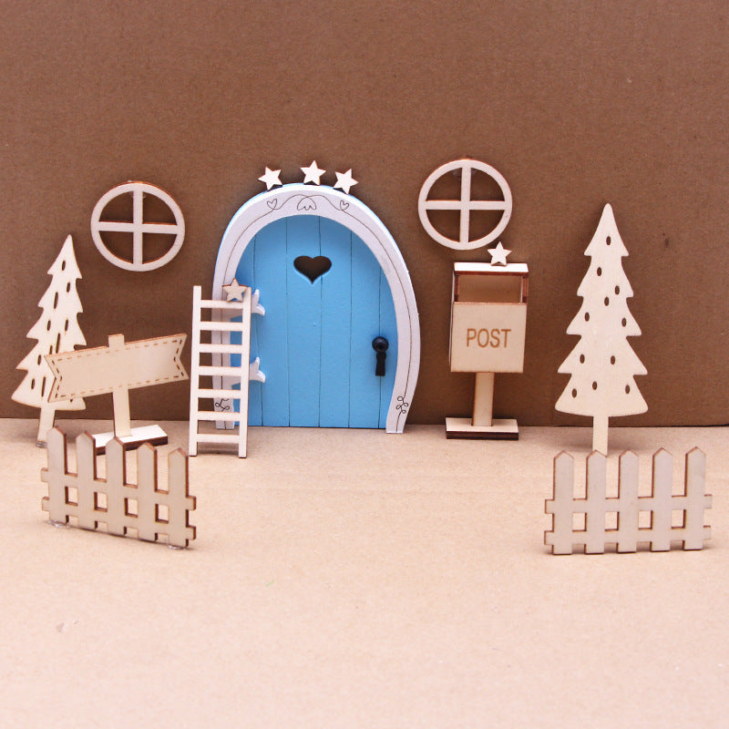 Miniatur-Feentür-Set für Puppenhäuser