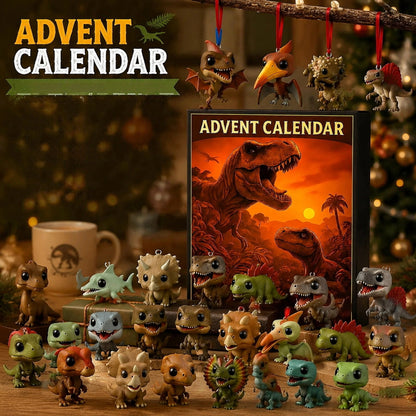 Dinosaurier-Adventskalender aus Acryl