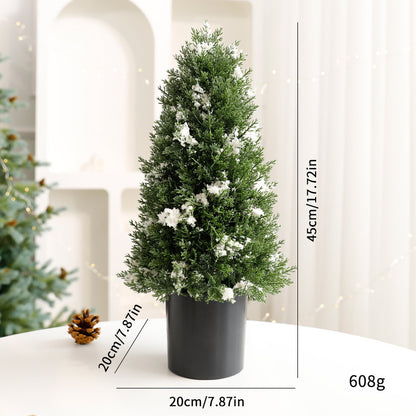 Dekorative Mini-Weihnachtsbaum-Tischdekoration