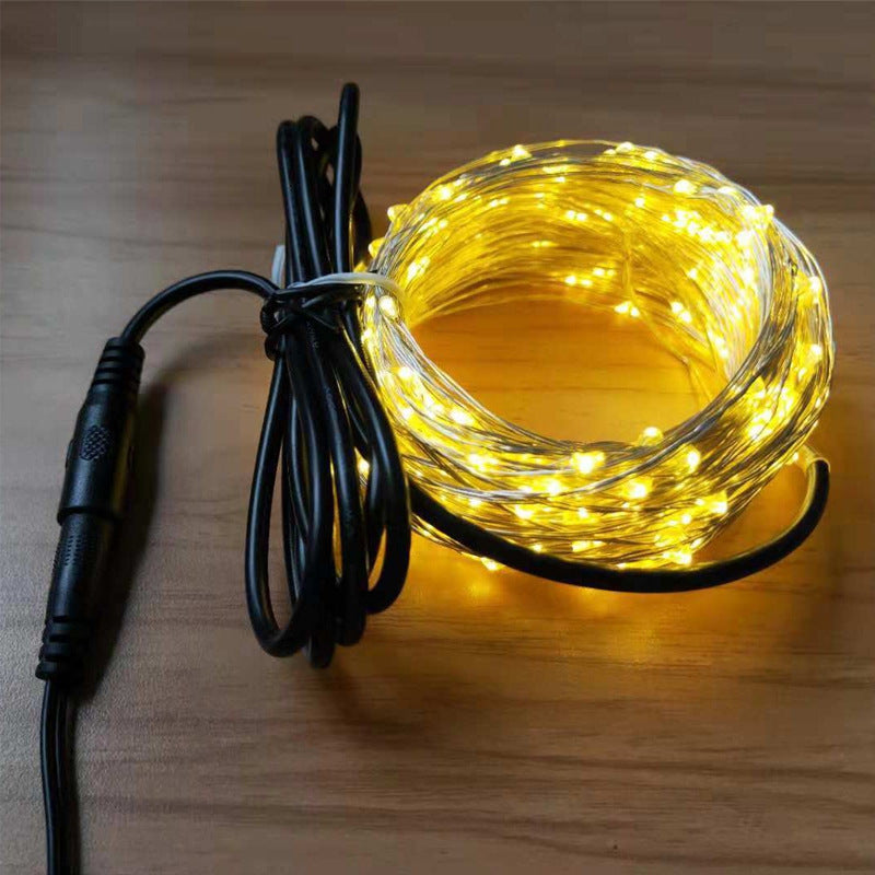 LED-Kupferdraht-Lichterkette, 10 m, USB