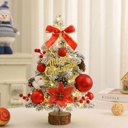 Mini-Weihnachtsbaum mit beflockten Zweigen, 45-75 cm