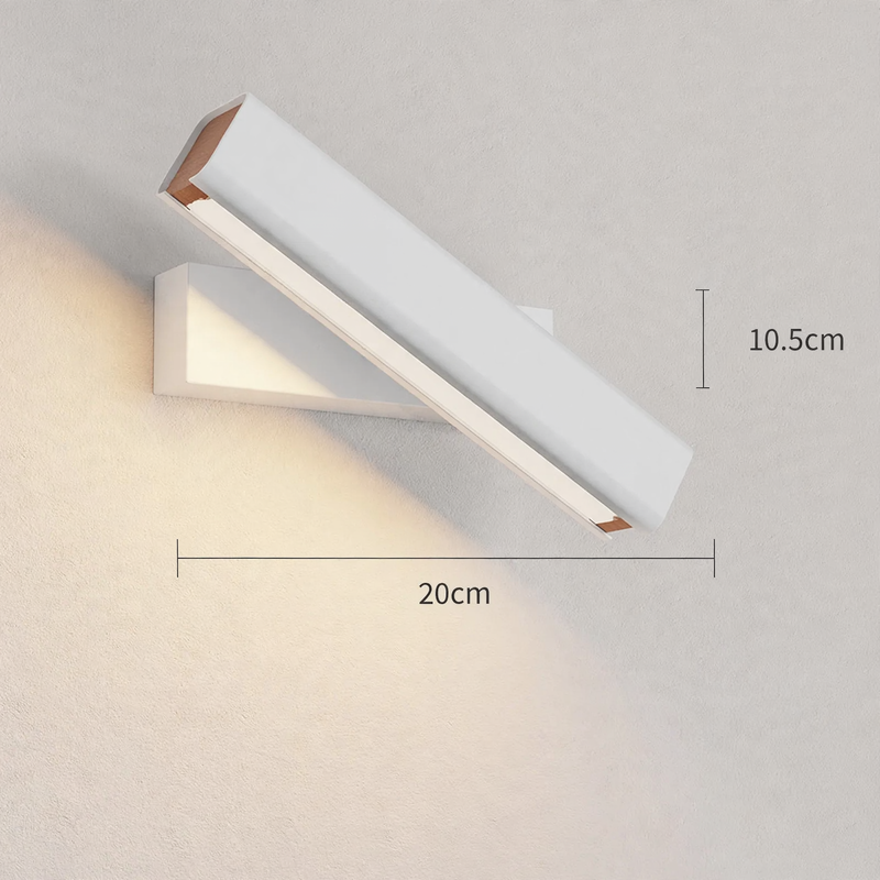 Moderne LED-Wandleuchte, schwenkbar
