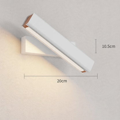 Moderne LED-Wandleuchte, schwenkbar