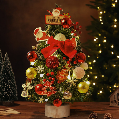 Mini-Weihnachtsbaum-Set für den Tisch, 60 cm