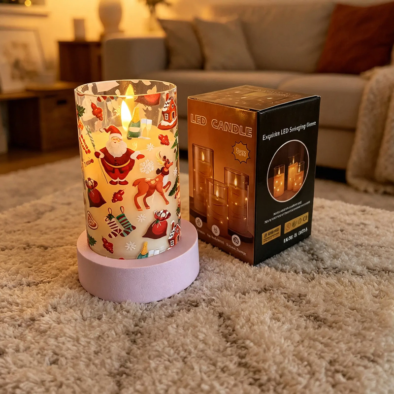 LED-Weihnachtskerzen mit Fernbedienung