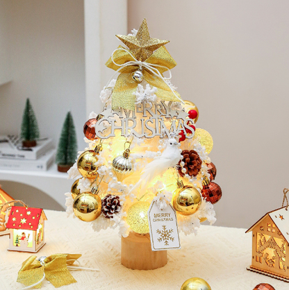 Mini-Weihnachtsbaum-Set mit Beleuchtung