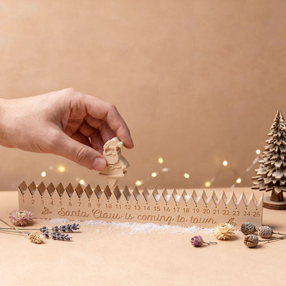 Silikon-Gießform für Weihnachts-Countdown-Kalender