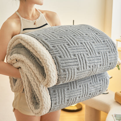 Weiche Korallenfleece-Wohndecke, verschiedene Größen