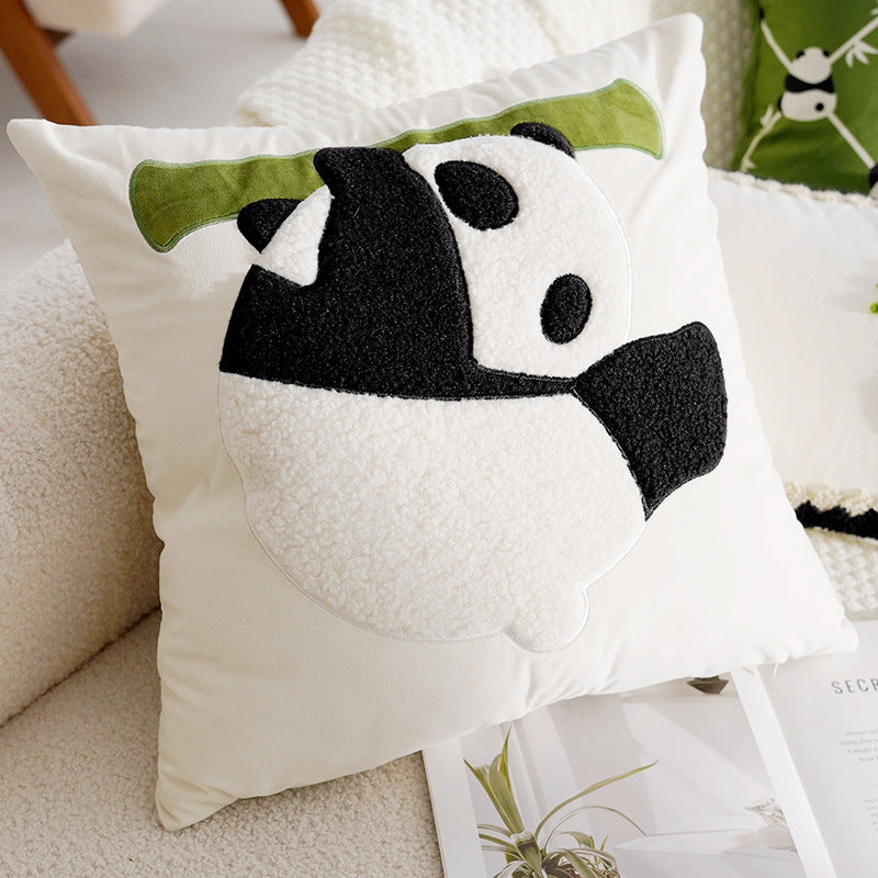 Kinderkissen Panda, 45×45 cm, Baumwolle