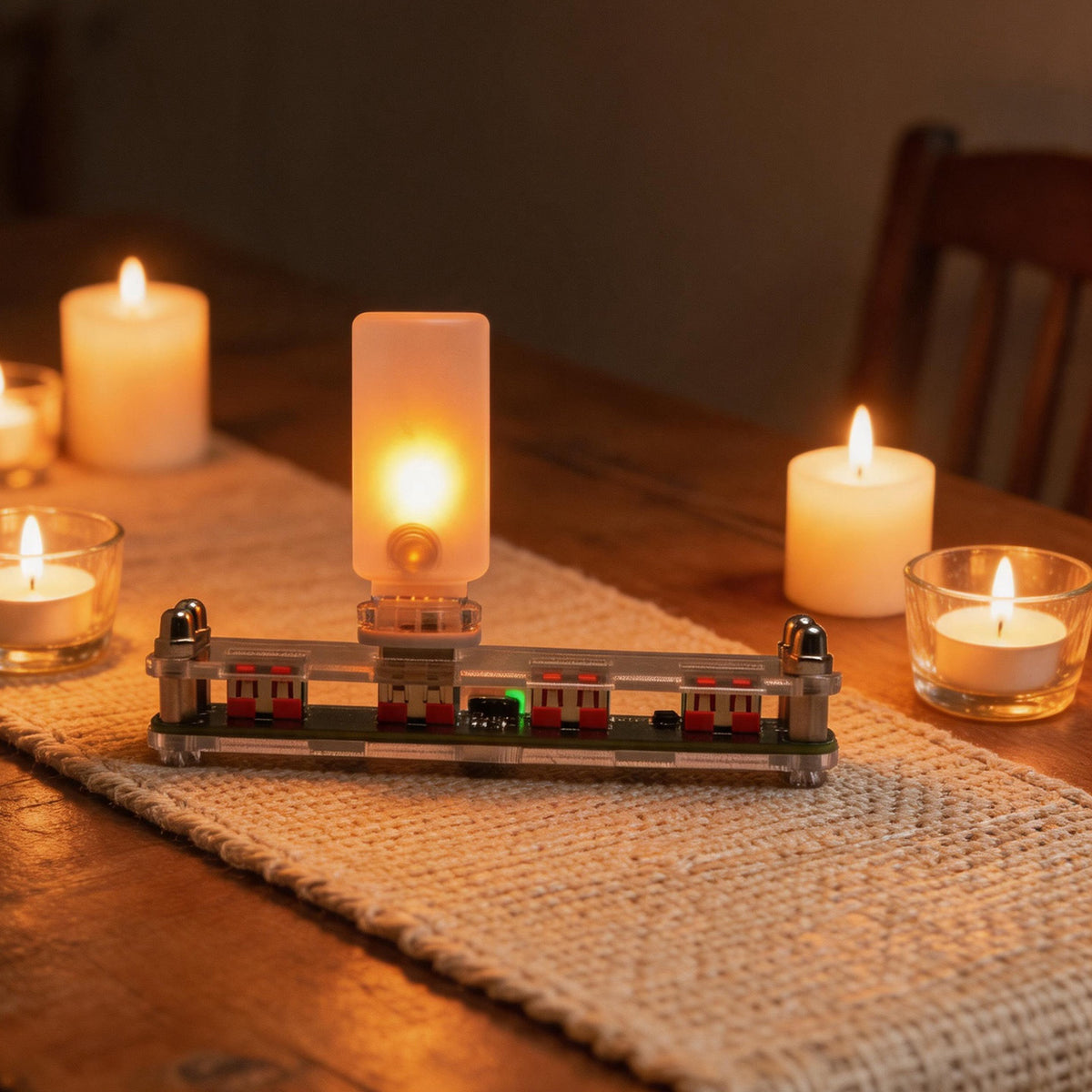LED-Flammenlicht mit USB-Anschluss