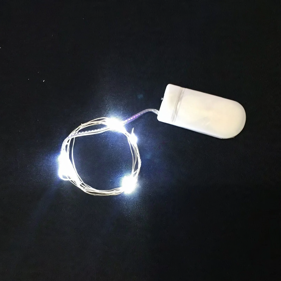 LED-Kupferdraht-Lichterkette mit Batteriebox
