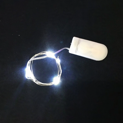 LED-Kupferdraht-Lichterkette mit Batteriebox