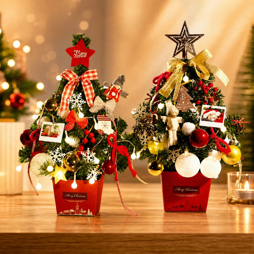 Dekorativer Tisch-Weihnachtsbaum mit Beleuchtung, 45 cm