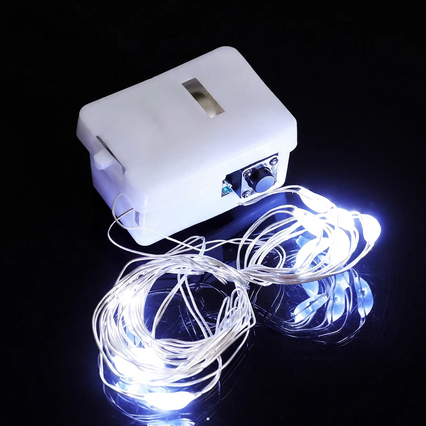 LED-Lichterkette für Dekorationen, batteriebetrieben