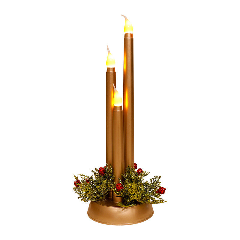 Dekorative LED-Weihnachtskerzenleuchter