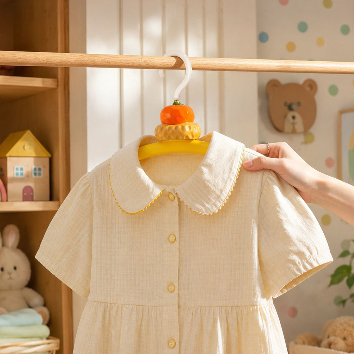 Wäscheständer mit Klammern, Cartoon-Design, ABS