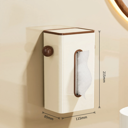 Wandmontierte Kosmetiktuchbox, Kunststoff