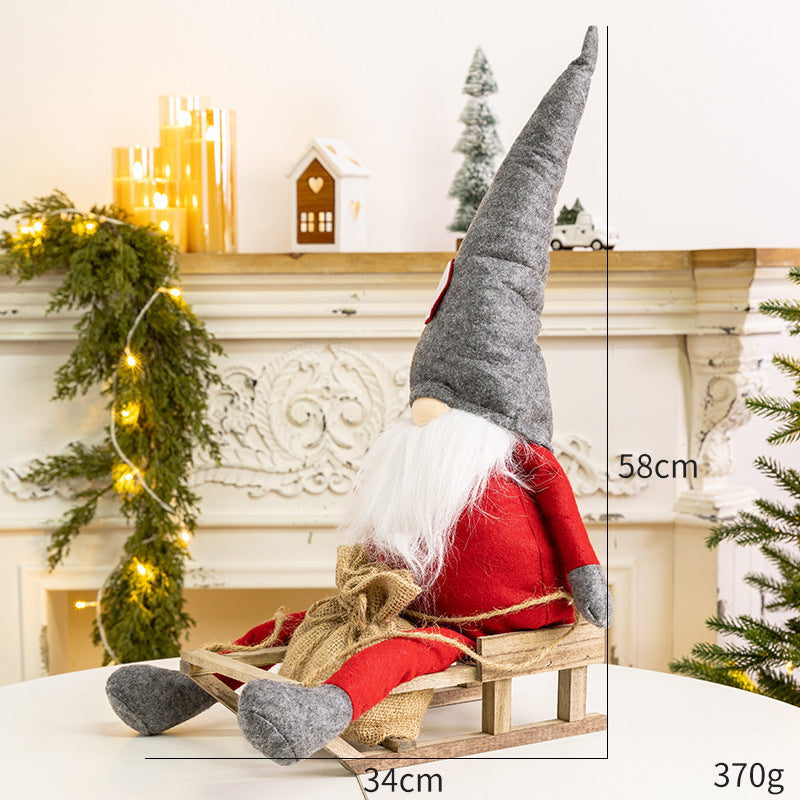 Weihnachts-Wichtel und Rentier-Figurenset