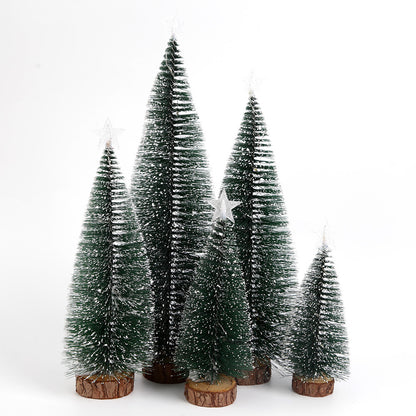 Mini-Weihnachtsbaum mit LED-Beleuchtung und Stern