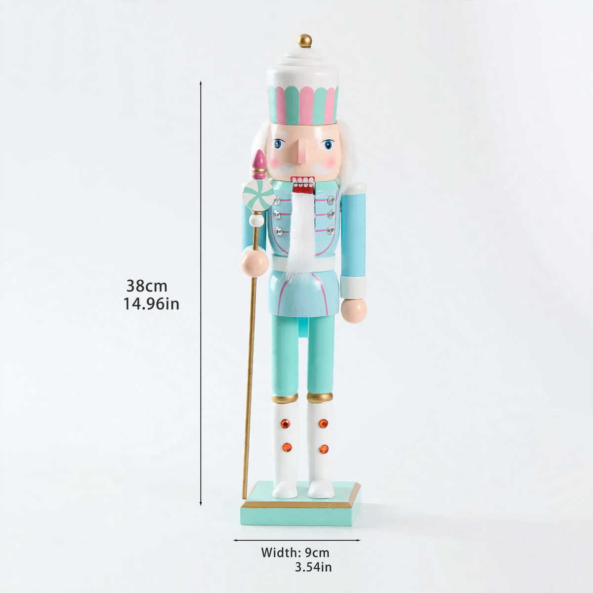 Dekorativer Nussknacker-Soldat, 30 cm oder 38 cm