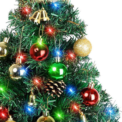 Mini-Weihnachtsbaum-Set, 60 cm, mit Tannenzapfen