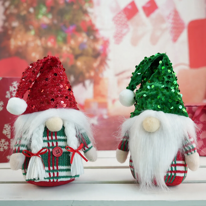 Weihnachts-Wichtel Dekofigur, Vliesstoff