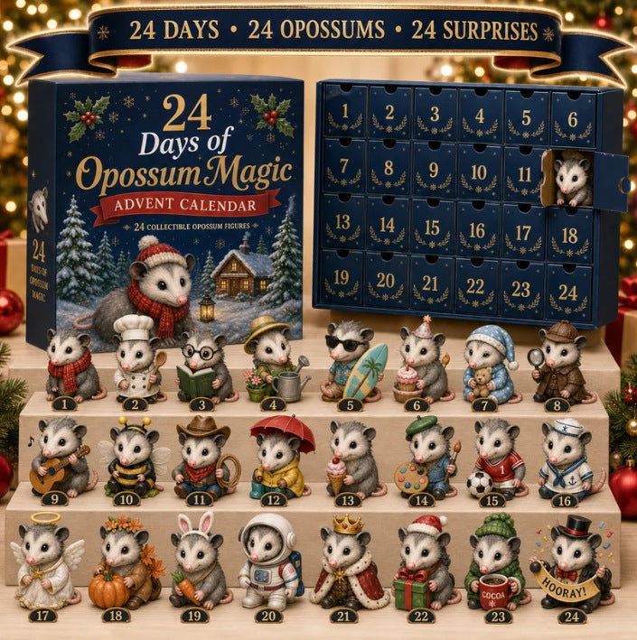 Magischer Tier-Adventskalender aus Acryl