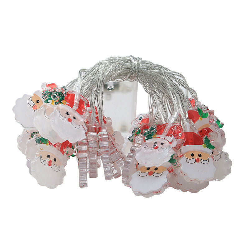 LED-Weihnachts-Lichterkette mit Motiven