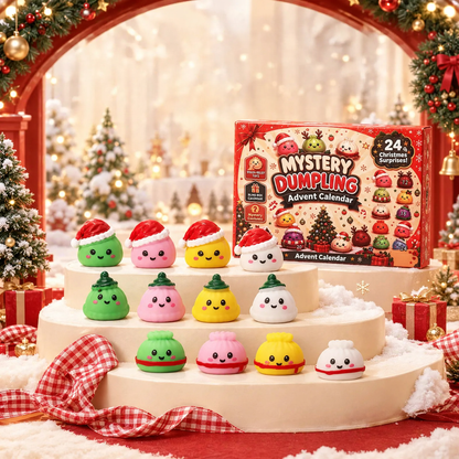 Weihnachts-Adventskalender mit Überraschungsfiguren