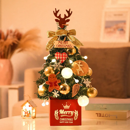 Mini-Weihnachtsbaum-Set für den Tisch, 60 cm