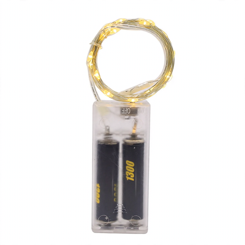 LED-Kupferdraht-Lichterkette, batteriebetrieben