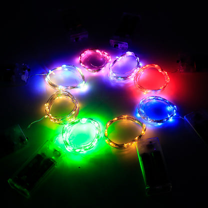 LED-Kupferdraht-Lichterkette mit Batteriebox