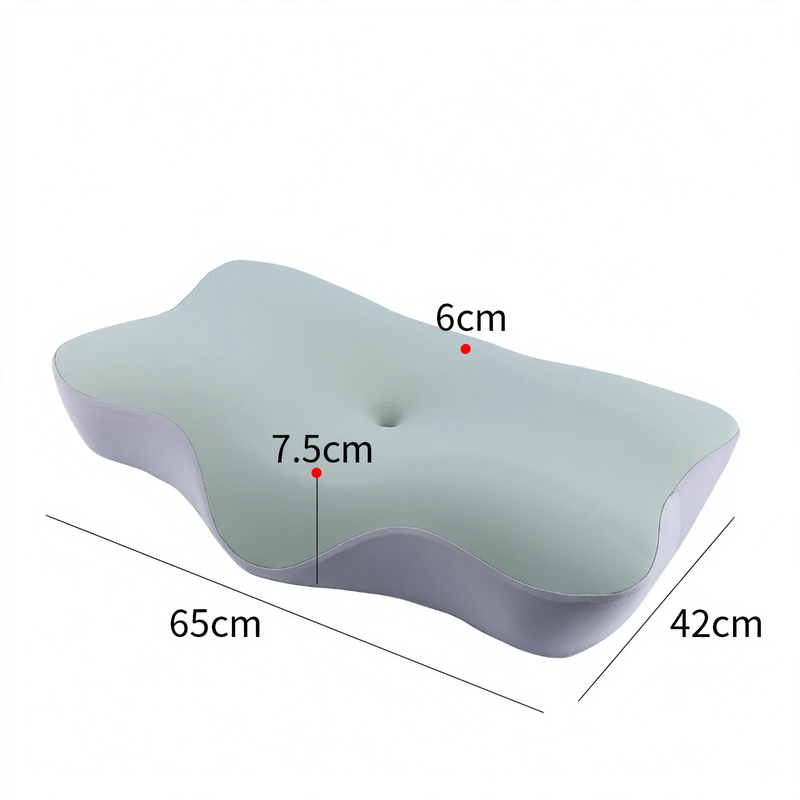 Ergonomisches Nackenkissen aus Gedächtnisschaum